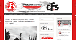 Desktop Screenshot of cannafumariasicura.it
